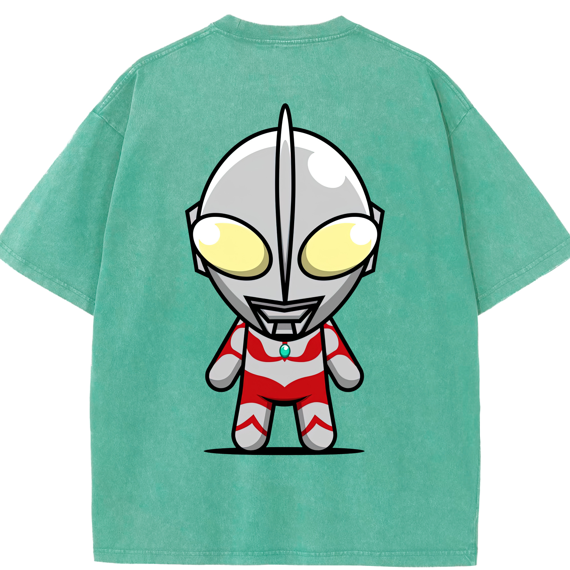（画像用） ウルトラマン Ultraman 綿100% ヴィンテージ風 半袖Tシャツ（背面プリント）